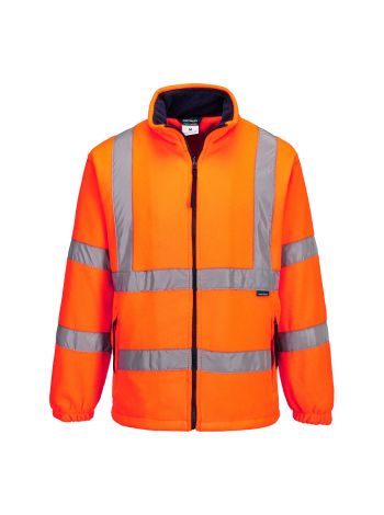 Warnschutz Fleecejacke, 4XL, R, Orange