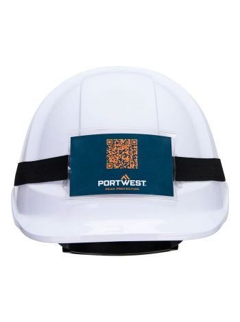 Universal Helmet Badge Holder, , R, Schwarz