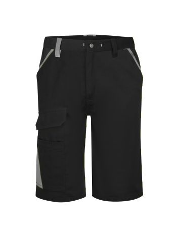 WX1 Zweifarbige Baumwollshorts, 28, R, Schwarz/Grau