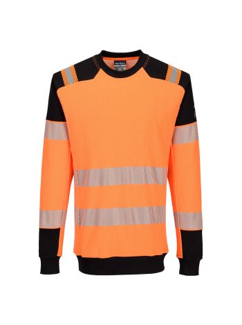 PW3 Modaflame FR Sweatshirt, L, R, Orange/Schwarz