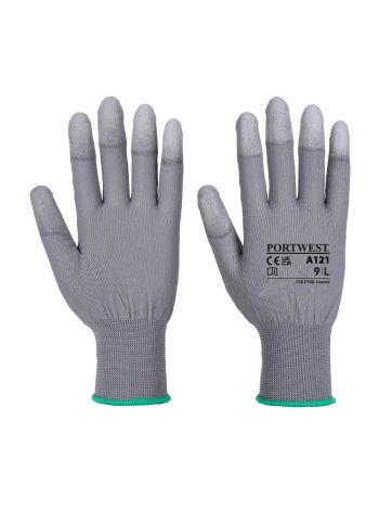PU-Fingerkuppen Handschuh, L, R, Grau