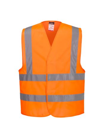 ES1 Essential Band &Brace Vest, 4XL, R, Orange