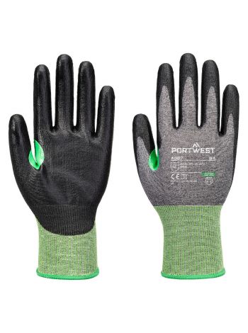 CS C18 PU-Schnittschutzhandschuh, L, R, Grau/Schwarz