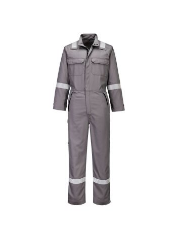 FR chemikalienbeständige Bundhose, L, R, Grau