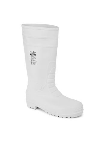 Sicherheitsgummistiefel S4 für die Lebensmittelindustrie, 36, R, Weiss