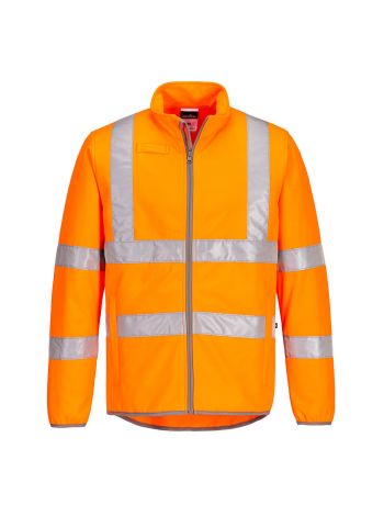 ECO Warnschutz- Softshell-Jacke (2L), L, R, Orange