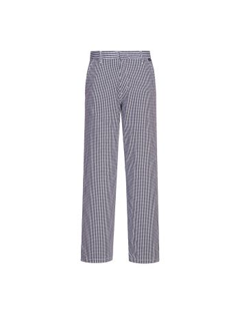 Chef's Barnet Hose , L, R, Blaues Karo