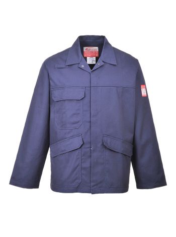 Bizflame Work Jacket, L, R, Marine