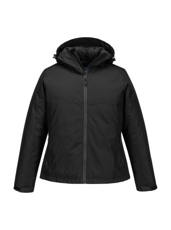 Women's Winter Jacket, L, R, Schwarz
