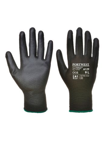 PU-Handschuh - Karton (480), M, R, Schwarz