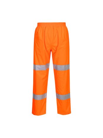 Hi-Vis leichte, packbare Hose, 4XL, R, Orange