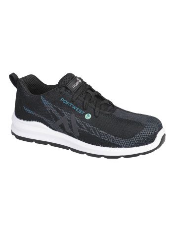 Eco Fly Composite Trainer S1PS SR FO, 36, B, Schwarz/Blau