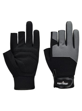 Mechanic 251 Fingerless Glove, L, R, Schwarz