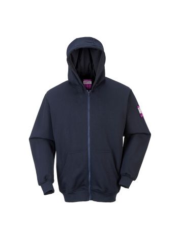FR Modaflame Sweatshirt mit Kapuze und Reißverschluss, 4XL, R, Marine