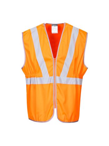Lange Warnschutz-Weste, RIS , 4XL, R, Orange