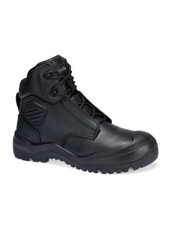 Stahl Leder Stiefelette S3 SC HRO HI CI LG SR, 37, R, Schwarz