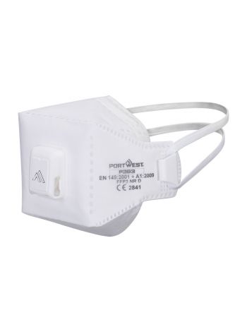 EAGLE PRO FFP3 Dolomit faltbare Feinstaubmaske mit Ventil (10er Pack), , R, Weiss