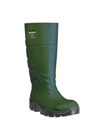 PU Sicherheits-Gummistiefel Wellington S5 CI FO, 36, R, Gruen