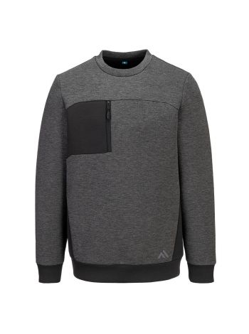 KX3 Tech Sweatshirt, L, R, Metallgrau