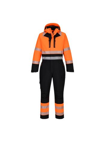 DX4 Hi-Vis Winteroverall, 4XL, R, Orange/Schwarz