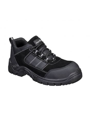 Composite Wildleder-Halbschuh aus Verbundwerkstoff S1 SR FO, 36, R, Schwarz