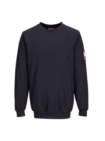 FR Modaflame Anti-Static Sweatshirt mit langen Ärmeln, 4XL, R, Marine