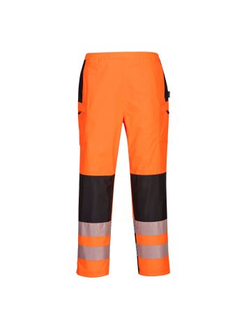 PW3 Warnschutz-Regenhose für Damen, L, R, Orange/Schwarz