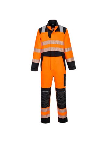 PW3 FR Modaflame HVO Coverall, L, R, Orange/Schwarz