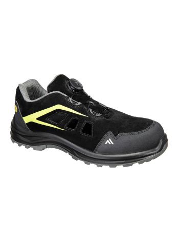 Composite-Sandale S1 ESD SR FO, 37, N, Schwarz/Gruen