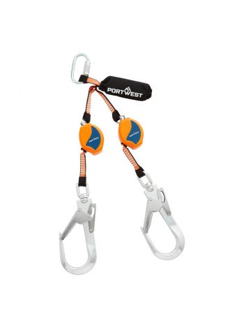 2.5m Self Retract Lifeline 140, , , Schwarz/Orange