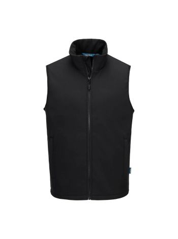 Heated Softshell Gilet, 4XL, R, Schwarz