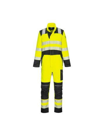 PW3 FR Modaflame Hi-Vis Coverall, L, R, Gelb/Schwarz