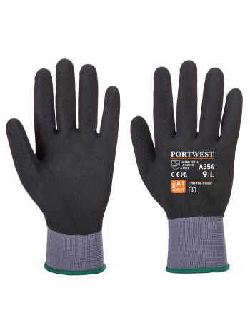Dermiflex Ultra Pro Nitrilschaum-Handschuh, S, R, Schwarz