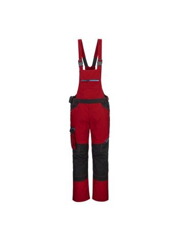 WX3 Latzhose, L, R, Tiefrot