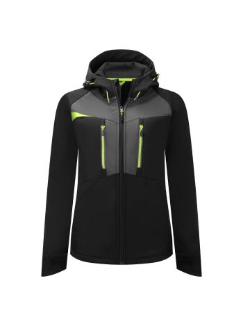 DX4 Softshell für Damen (3L), L, R, Schwarz