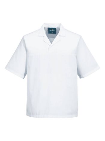Baker's Hemd ohne Tasche S/S , L, R, Weiss