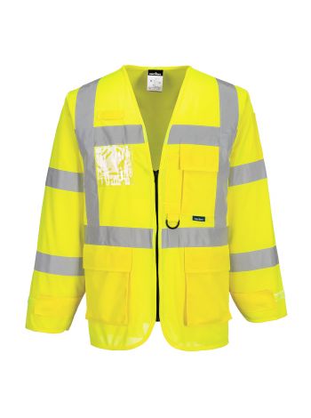 Warnschutz Exekutiv Jacke, L, R, Gelb