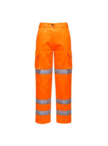 Warnschutz Damen Bundhose, S, R, Orange