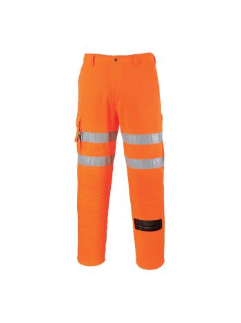 ES1 Essential HV Work Trousers, 28, R, Orange