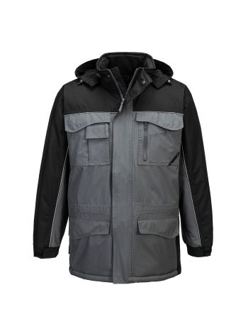 RS Parka, L, R, Schwarz/Grau