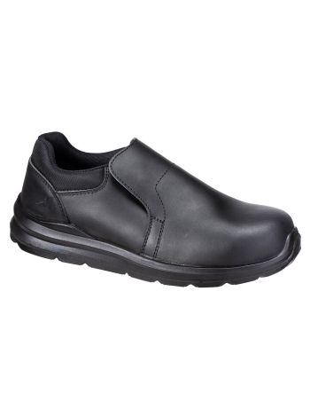 Composite Schlüpfschuh S3S SR FO, 36, R, Schwarz