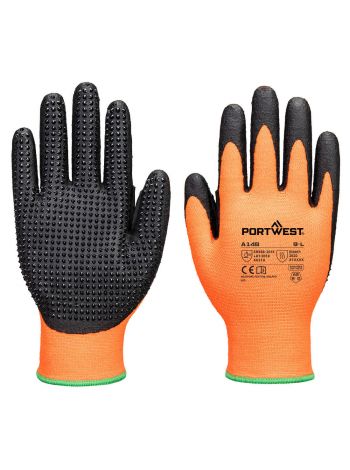 Grip 13 High-Dotted Glove, L, R, Orange/Schwarz