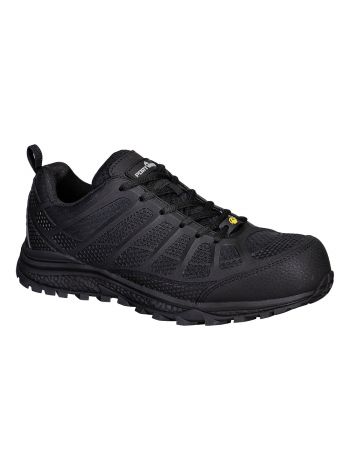 Textilverbundstoff-Trainer S1PS ESD SR FO, 37, R, Schwarz