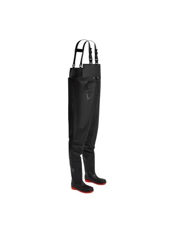 Sicherheits Brust-Watstiefel S5, 37, R, Schwarz