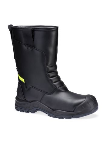 Stahl Leder Winter Rigger Stiefel S3L SC HRO CI SR, 35, R, Schwarz